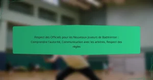 Respect des Officiels pour les Nouveaux Joueurs de Badminton : Comprendre l’autorité, Communication avec les arbitres, Respect des règles
